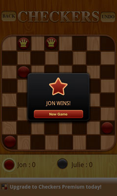 Checkers Game - Jogo Grátis Online